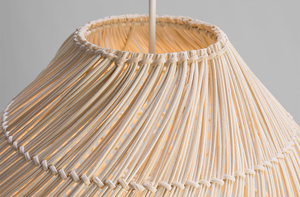 Lámpara de Techo Moderna Minimalista con Pantalla de Ratán Chino, Cubiertas de Luz de Bambú Negro, Wintop, para Sala de Estar y Comedor, Disponible al por Mayor - Product Image 6