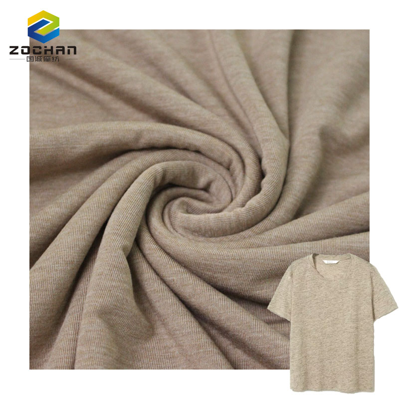 Bamboo Blend 180gsm 68/29/3 Bamboo Polyester Spandex Single Jersey Eco-friendly Knit Fabric for Women Shirt Suits