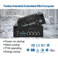 Nuevas Computadoras Industriales Integradas con 4 Puertos Ethernet, 6 Puertos USB, 2 Puertos COM, Intel N305, Linux/Windows, RAM DDR5 para Mini PC NUC Box