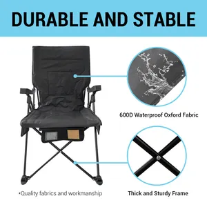 Wholesale Portable Foldable Adjustable Lazy Relax Folding Beach Camping Fishing Lawn Chair For Outdoor