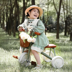 Tricycles de bicyclette pour enfants avec auvent, pliable et polyvalent, à 3 roues avec siège avant pour <span class=keywords><strong>maman</strong></span> - Product Image 5