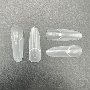 Nouvelles pointes d'ongles en forme d'amande à double forme, pour <span class=keywords><strong>manucure</strong></span> française de qualité salon, création <span class=keywords><strong>facile</strong></span>, effet 3D stéréo superposé - Product Image 5