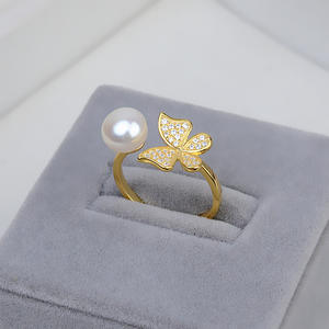 Anillo de Mariposa de Plata S925 Hecho a Mano, Accesorios de Perlas DIY, Apertura 7-10 para Mujer, Modelo Wenchi 16674 Sky Tohan 82 - Product Image 4