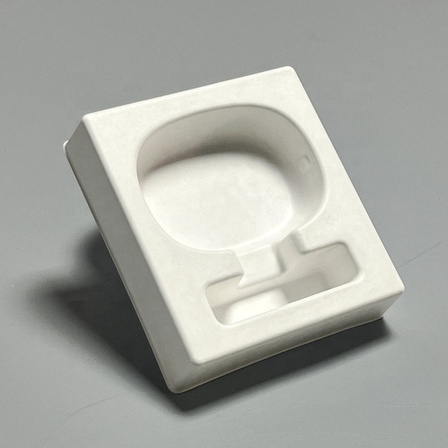 Molded Pulp Tray Bluetooth Earphones Box Packaging Wireless Headphone Sugarcane Bagasse Packaging