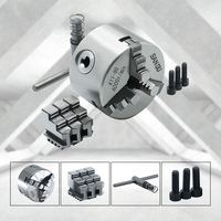 Expédition rapide depuis l'entrepôt en Pologne : Mandrin auto-centrant SANOU K11-80 80 mm à 3 mors pour mini-machine CNC et tour à bois