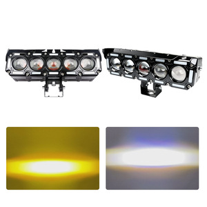 5 Eye <b>Single</b> Row Led Spotlights Dc12 60V Off Road Motorcycle <b>Lighting</b> With Fan High Power - Product Image 5