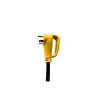 Adaptateur de générateur robuste TT30P à 1450R/prise mâle de sèche-linge de 30 ampères vers adaptateur de 50 ampères/cordon STW 10AWG * 3C RV/3 broches/jaune/1.5FT
