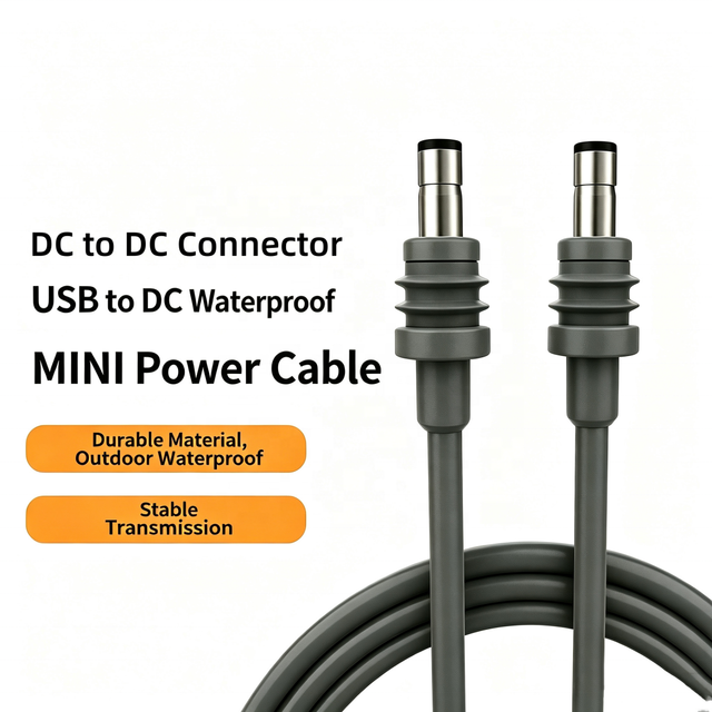 Premium USB-C to DC & DC Male to Male Power Charging Extension Cable 100W 20V 5A 18AWG Pure Copper 2M 3M 5M 10M for Power Bank