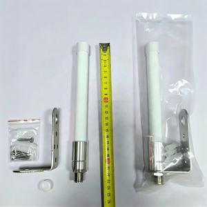 VHF 22cm Short Marine Antenna 156-163MHz Fishing Boat Omni Antenna Outdoor Fiberglass Antenna with Stainless Steel <b>Bracket</b> - Product Image 5