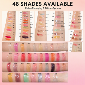 Vente en gros OEM DIY <span class=keywords><strong>Gloss</strong></span> à lèvres végétalien minéral hydratant haute pigmentation mat brillant waterproof Huile à lèvres Emballage personnalisé - Product Image 6