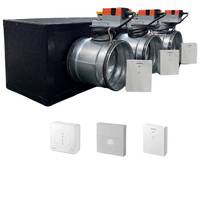 Aire Acondicionado Central Siemens con Ductos, 3 Zonas, Control de Persianas Motorizadas por Wi-Fi, Unidad de Control, Refrigeración/Calefacción Comercial, Alimentación por CA