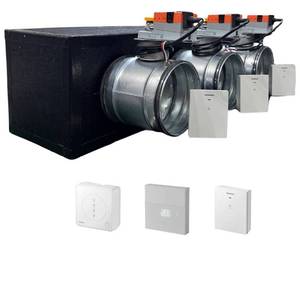 เครื่องปรับอากาศแบบท่อลม Siemens ระบบ Plenum แบบรวมศูนย์ 3 โซน พร้อมระบบควบคุมม่านปรับอากาศอัตโนมัติผ่าน Wi-Fi สำหรับใช้งานเชิงพาณิชย์ ระบบทำความเย็น/ทำความร้อน ใช้ไฟฟ้า - Product Image 1