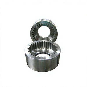 Exportateur de confiance Bajrang Works Engineering Engrenages annulaires usinés à profil droit/hélicoïdal en acier allié non standard - Product Image 1