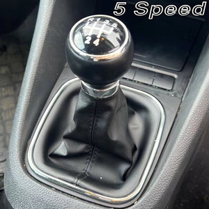 Car Gear <b>Knob</b> Aluminum Alloy Ergonomic For Volkswagen Golf 5 6 Manual Transmission <b>Shift</b> Handle Black - Product Image 5