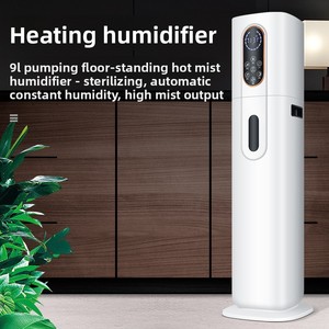 Floor Type Hot Fog <b>Humidifier</b> Mute Heavy Household 6.1-10L Capacity 30W Power Bedroom Heating Water Filler Machine - Product Image 4
