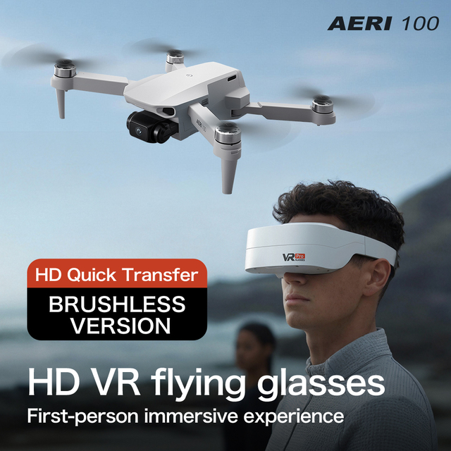 Wholesale VR FPV Dronlar RC Aircraft Six-Axis Gyro 2.4GHz Headless Mode Optical Flow Positioning 480P for Children Beginner Toy