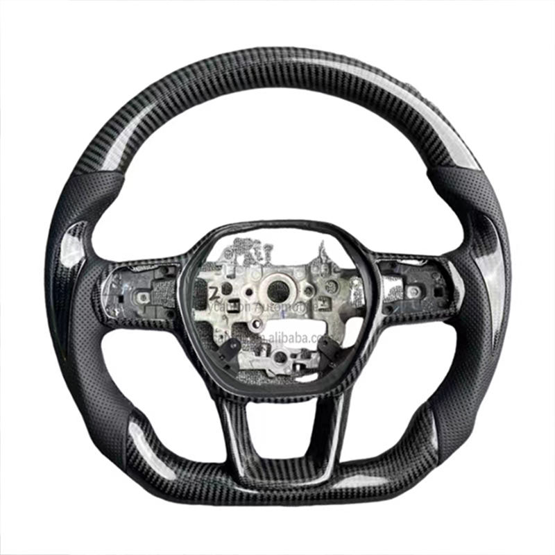 Carbon fiber+Perforated leather