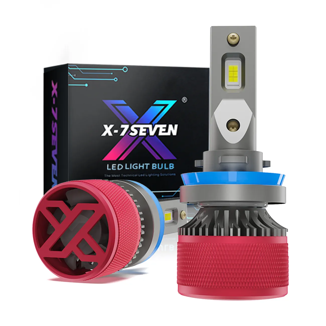 X-7SEVEN New Arrival X-Aurora Pro Single Beam 110w 26000Lumen H11 Chip Automotive Led Headlight Bulbs For Car