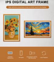 Cadre photo numérique HBYLCD de haute qualité 4K avec mémoire 8/16/32 Go, vidéo chinoise sexy, Wifi, NFT, écran tactile, 50 pouces