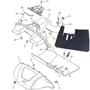 高尔夫球车配件 脚垫 适用于雅马哈 G29 Drive/Drive 2 高温硅胶防滑 OEM JW1-K8233-11-00 JW1-K8233-30-00 - Product Image 6