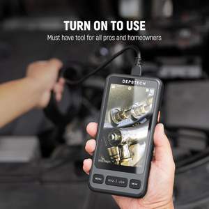 <span class=keywords><strong>DEPSTECH</strong></span> 5 \ "IPS écran endoscope 1080P HD écran partagé vue caméra d'inspection des égouts 16.5FT plomberie serpent MicroSD pour un usage domestique - Product Image 4
