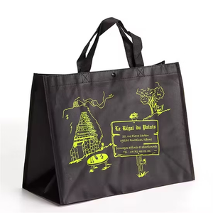 Non-Woven Manufacturing Recycle Nonwoven Fabric Grocery Packaging Reusable Shopping Tote Non Woven Bag with Custom Printed Logo