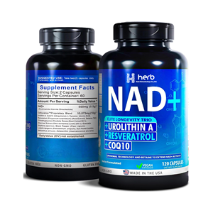 Private Label ODM/OEM NAD+ <b>Herbal</b> <b>Supplements</b> Capsules for Health - Product Image 1