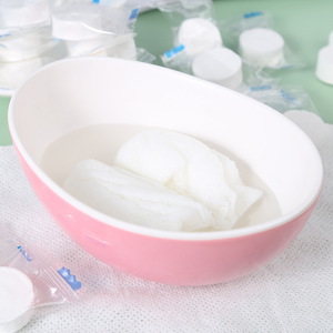 Tùy chỉnh không dệt mềm dùng một lần vẻ đẹp nén khăn đồng xu mô Caddy nén nóng khăn nén + khăn + máy tính bảng - Product Image 4