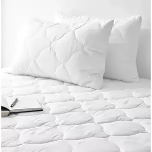 Protector de Colchón de Algodón Queen, Acolchado, Lavable a Máquina, para Uso Doméstico - Product Image 3