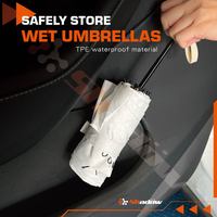 Boîte de rangement pour fentes de porte de voiture, accessoires d'organisation pour Tesla Model Y avant/arrière, TPE 4 pièces, imperméable, antidérapant