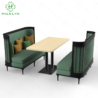 Ensembles de tables et de chaises en bois massif pour restaurant HUALIN ; Usine de personnalisation de mobilier de restaurant