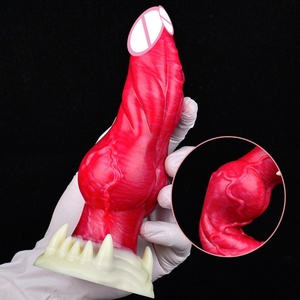 ของเล่นทางเพศ NNSX Monster Tusk Dildo พร้อมถ้วยดูดกระตุ้นต่อมลูกหมาก ของเล่นทางเพศซิลิโคนสำหรับการมีเพศสัมพันธ์ทางทวารหนักสำหรับผู้หญิงผู้ใหญ่ ช่วยในการสำเร็จความใคร่ด้วยตนเอง - Product Image 1
