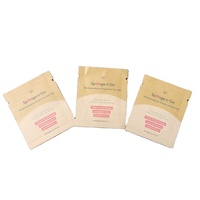 Impression personnalisée 100% sac pla biodégradable emballage alimentaire pochette en papier à fermeture éclair mini pochette
