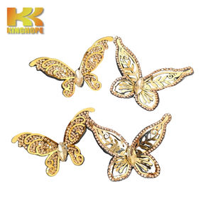 Diamantes de imitación en forma de flor para decoración de sandalias, pegamento de Parte posterior plana en gemas para zapatos y <span class=keywords><strong>chanclas</strong></span> - Product Image 2