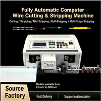Machine entièrement automatique de découpe, dénudage, torsion, séparation et alimentation de fils électroniques