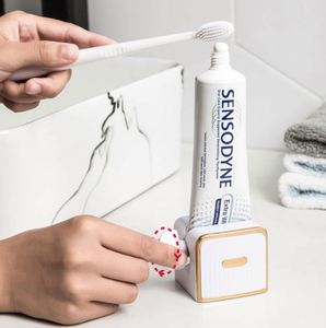 Best Selling Novelty Design Manual Household Dispenser Bathroom <b>Wall</b>-Mounted Toothpaste Squeezer - Product Image 2