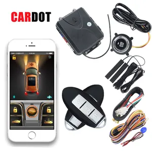 Drop Shipping KOL Cardot Start Stop Car Alarm System Anti-Hijacking One Way Universal Remote Control Car Alarm