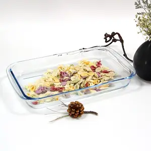 Borosilicate tigela de cozimento de bolo, tigela impermeável