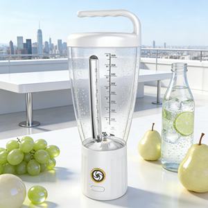 Electrodomésticos de Cocina Portátiles, Licuadora, Exprimidor Portátil, Procesador, Batería, Licuadora Portátil, Batido de Proteínas, Botella USB - Product Image 4