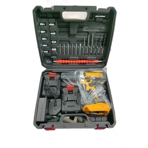 Perceuse à percussion sans fil 21V avec moteur sans balais, batterie au lithium rechargeable, modes réglables, perceuse à main, perceuse pistolet / Réversible à double vitesse 1 - Product Image 1