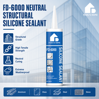 Scellant silicone structurel monocomposant FeiDu'sHome FD-6000 à durcissement neutre pour la construction, les murs-rideaux, le verre, la pierre et l'aluminium