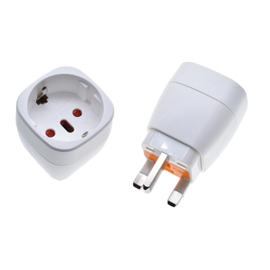 Wonplug suizo alemán a tipo G UK adaptador de enchufe de viaje Francia Corea a Reino Unido Adaptador convertidor de enchufe CH UE a Reino Unido EE. UU. AU IT con fusible - Product Image 1