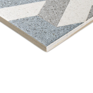 Carrelage Terrazzo Deco 01 Gris Blanc Motif Géométrique Décoration Murale et de Sol - Product Image 1