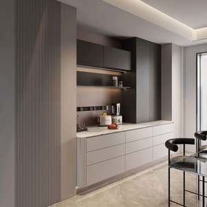 Modern Luxury Wood Panel <b>Sideboard</b> Cabinet with Eco-Friendly Durable Design <b>for</b> Dining & Living Rooms Hotel Use - Product Image 1