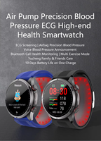 AMOLED Ekranlı EKG S26 Hassas Hava Pompası Kan Basıncı SDK Desteği SOS Yardım Gövde Sıcaklığı Ölçer Akıllı Saat Tıbbi İzleme için