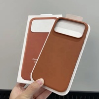 Nouvelle coque de protection antichoc en silicone magnétique pour iPhone 17 Pro Max, couleur 17