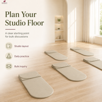 Tapis de Pilates en gros pour studios, entraînement en groupe, vente au détail et distribution, tapis d'exercice pliable, emballage personnalisé, vente en gros