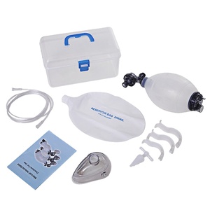 Metresq OEM tas Valve masker BVM kualitas tinggi tas Inflating sendiri CPR ventilasi masker oksigen medis - Product Image 5