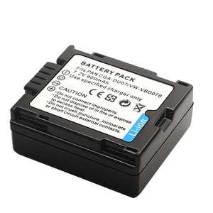 Batería CGA-DU07 de 900mAh VW-VBD070 para Videocámaras Panasonic Serie CE, Certificación RoHS, Venta al Por Mayor, Celdas con 0 Ciclos - Product Image 1
