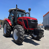 Tracteurs compacts 4x4 diesel de Chine 160 CV 180 CV avec moteur diesel 100 CV, idéaux pour les travaux agricoles et de jardinage à bas prix